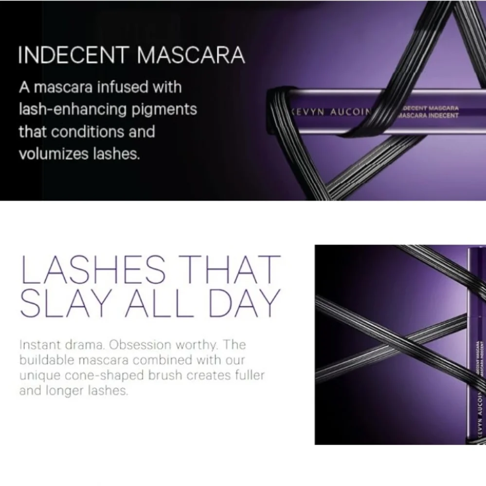 🌺Kevyn Aucoin Indecent Volume Mascara   Black